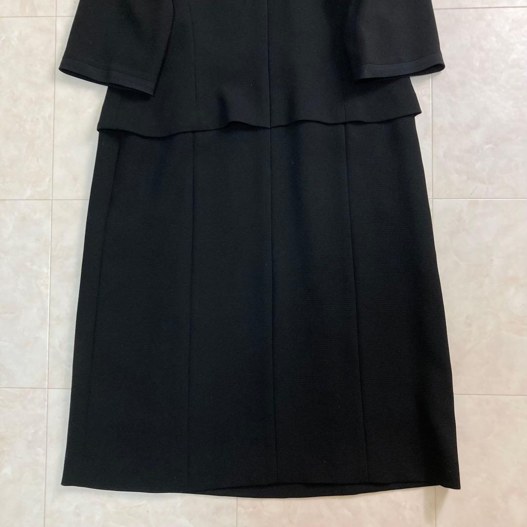 美品✨大きいサイズ15号 Chloe ブラックフォーマル ワンピース 高級礼服