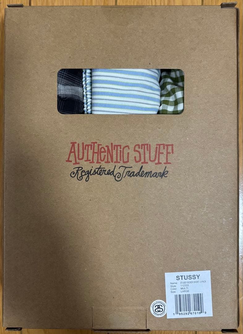 下着・アンダーウェア STUSSY BOXER SHORT - 3 PACK (L)