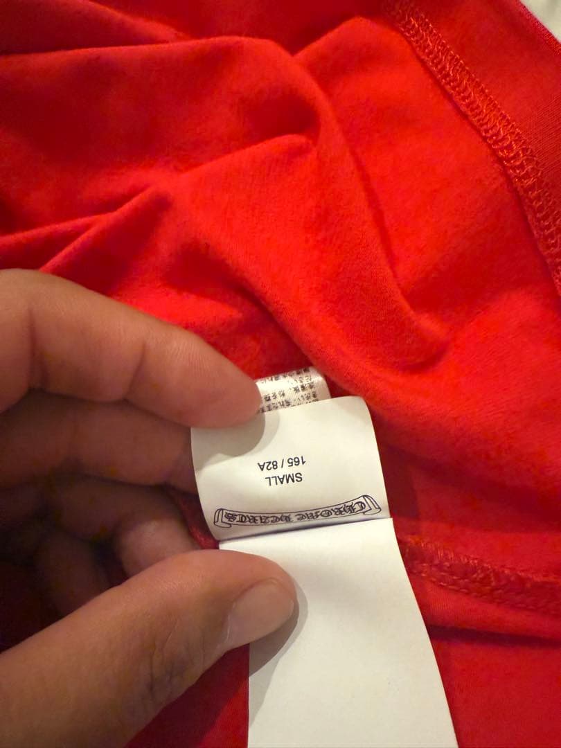 新品未使用　確実正規品　CHROME HEARTS キャミソール レッド　S