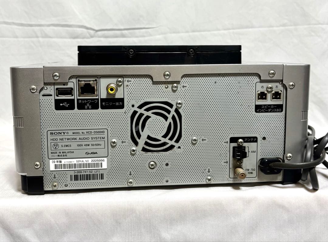 SONY HDD/CDコンポ NAS-D500HD 2009年製