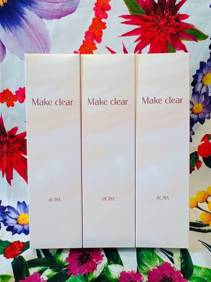 Okus★特典付【正規品】ソーマ化粧品★メイククリア 3本セット