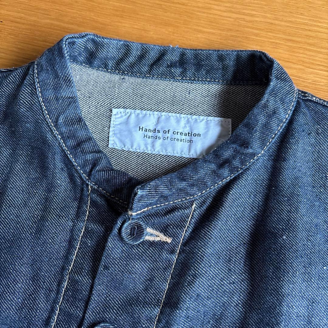 Hands of creation リネンデニムジャケット