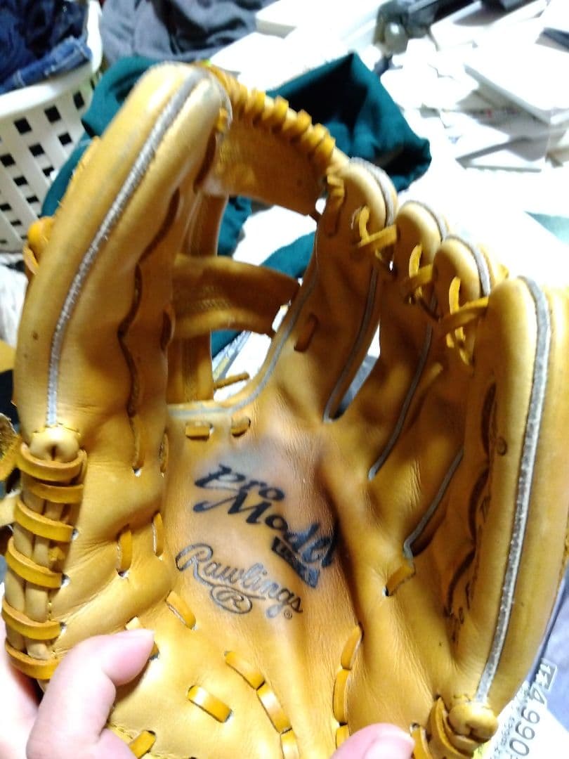 希少ローリングスグローブ　ファーストバック　指出し