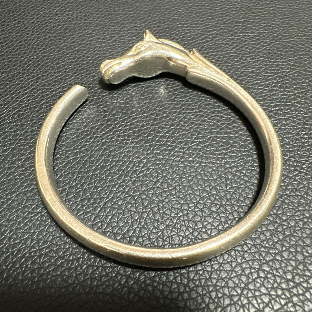〈最終価格〉Hermes Cheval Double Head Bangle