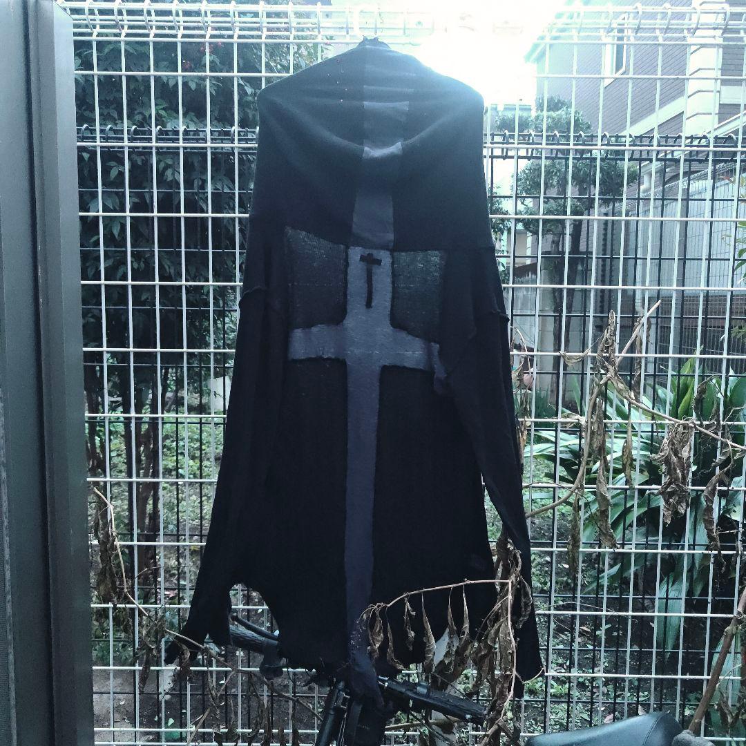 LGB十字架デザインの長袖トップス