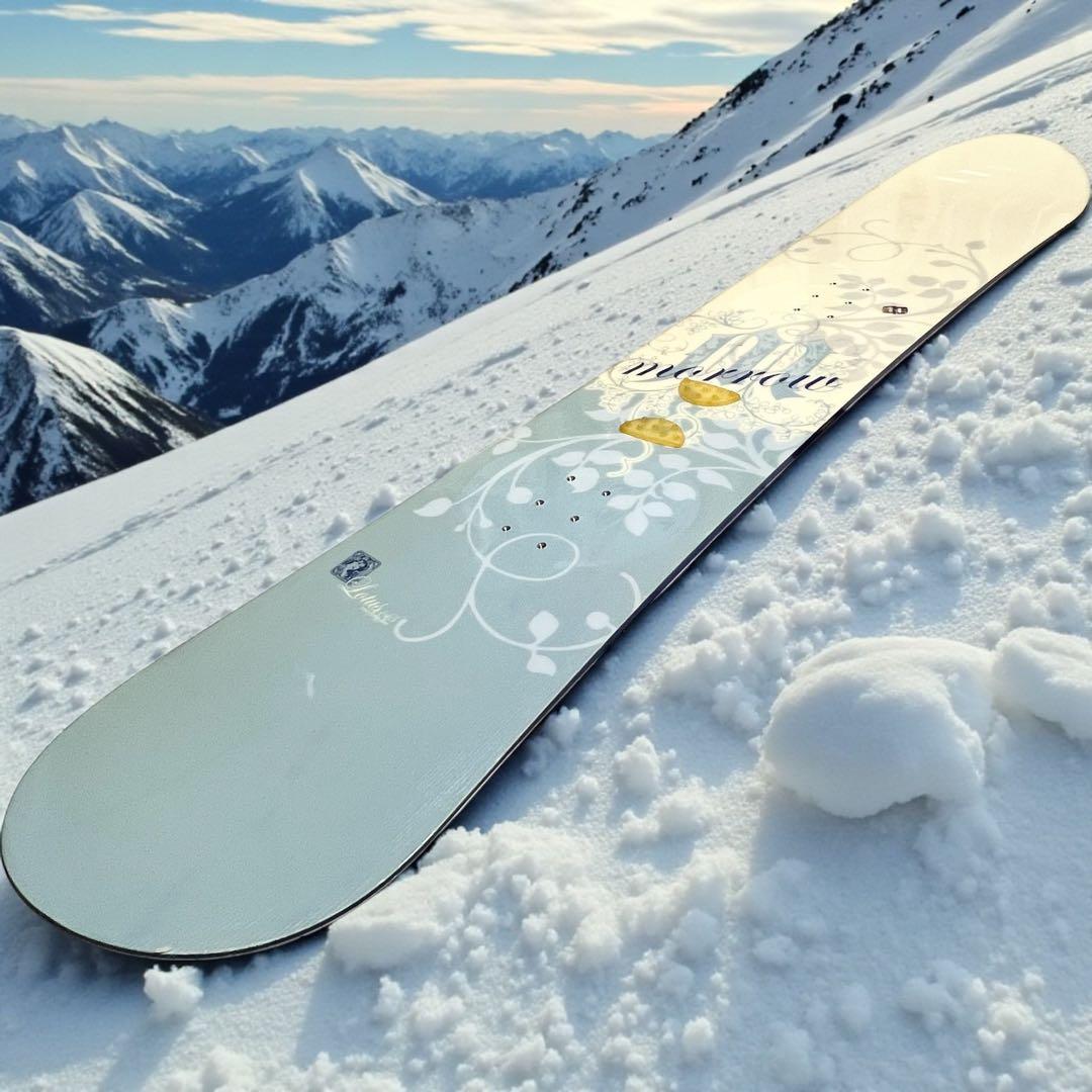 【美品】 Lotus ロータス 145 スノーボード　レディース morrow