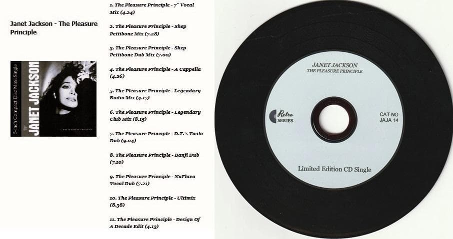 Janet Jackson　The Pleasure Principle　CD