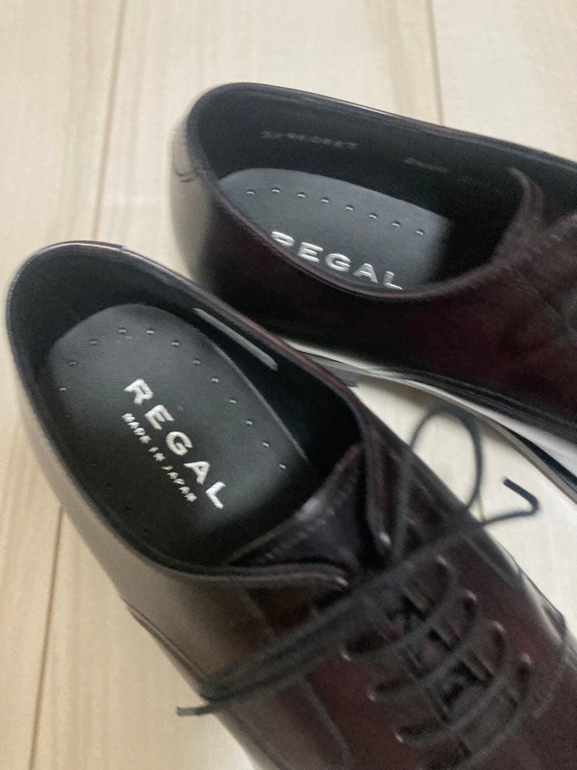未使用 リーガル 黒 26UR スワールトゥ 革靴 ビジネスシューズ