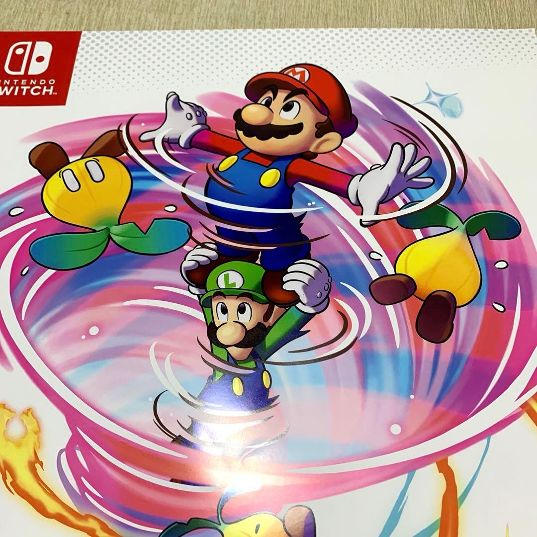 マリオ＆ルイージRPG ブラザーシップ！　販促用B2ポスター　3枚セット