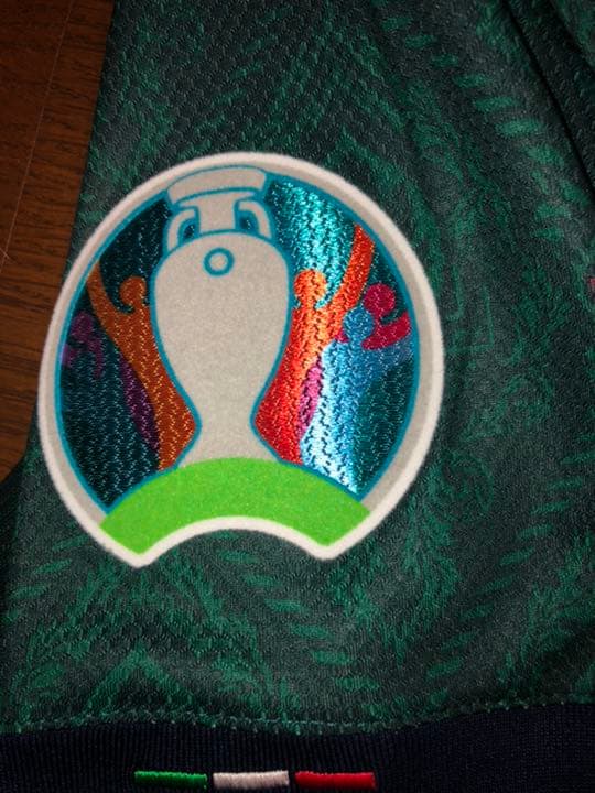 支給品イタリア代表キエーザ選手　ルネッサンスユニフォーム　ユーロ2020予選