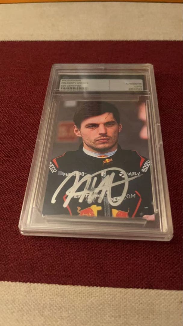 フェルスタッペン サイン　直筆サイン