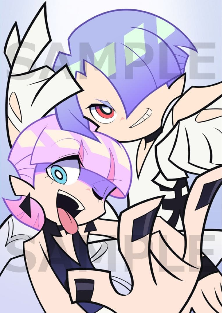 パンティ＆ストッキング　ポリエステル　ポリウレタン　ブルーレイ　特典　布ポスター