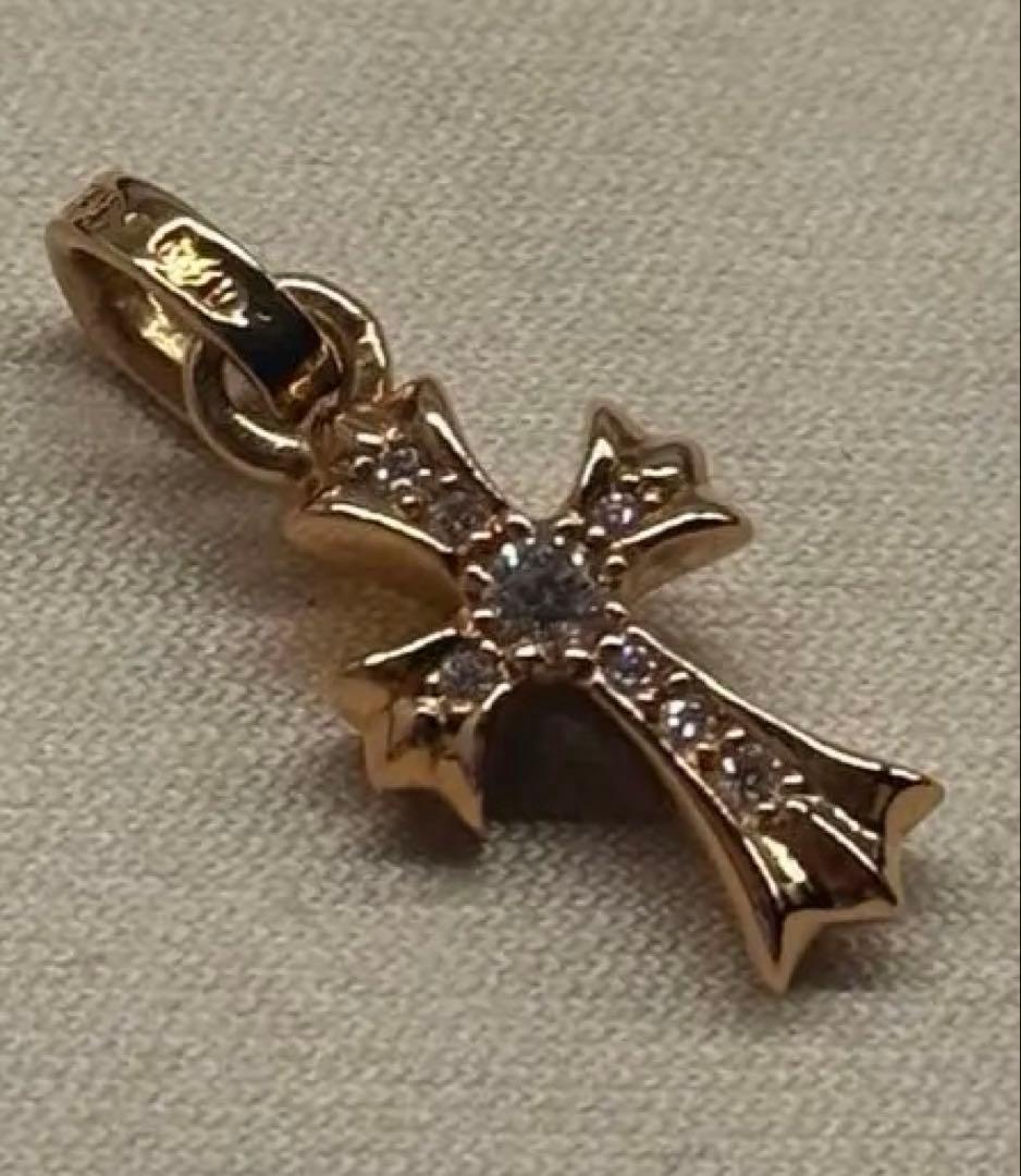 クロムハーツ　ベイビーファット　22K 純正パヴェダイヤ ネックレス　新品