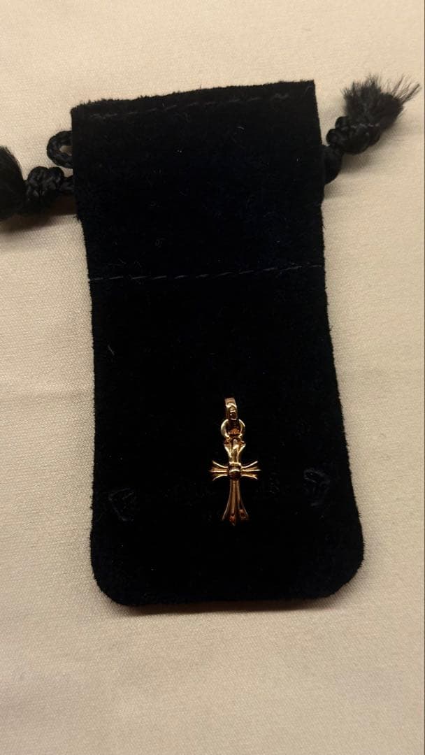 クロムハーツ　ベイビーファット　22K 純正パヴェダイヤ ネックレス　新品