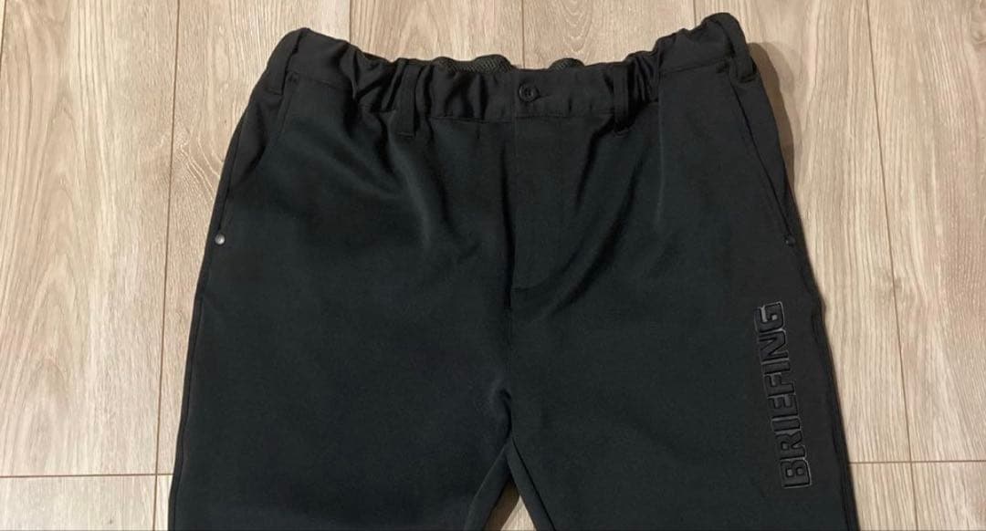 ま*つ様 【美品】ブリーフィング：3Dロゴ スリムパンツ／ブラック