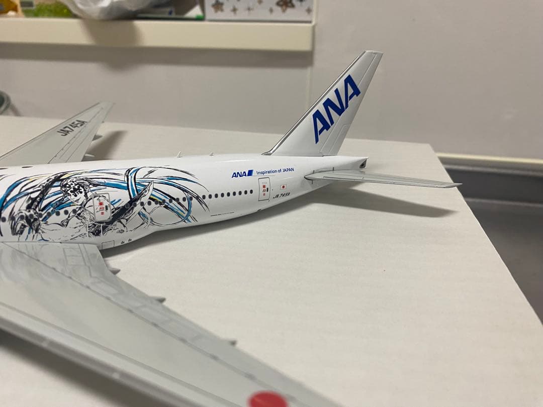 R*7様 ANA Boeing 777-200ER ダイキャスト 1:200ギア