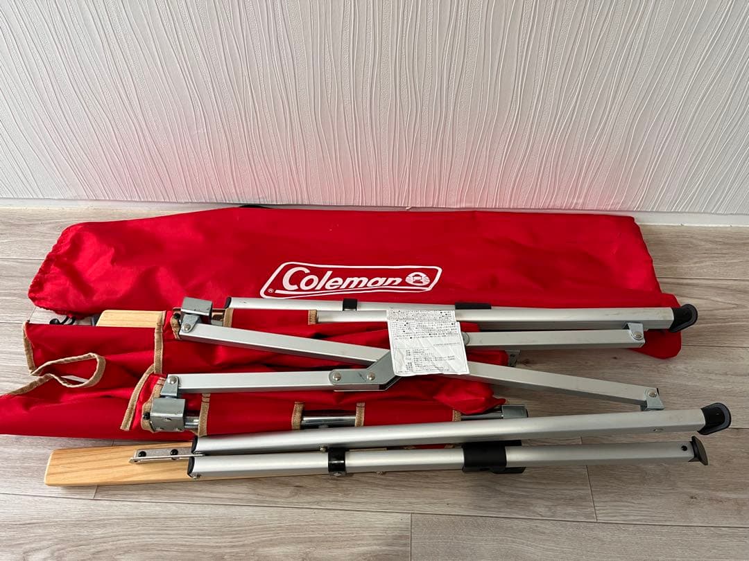 コールマン　レイチェア　レッド　3段リクライニング　2脚