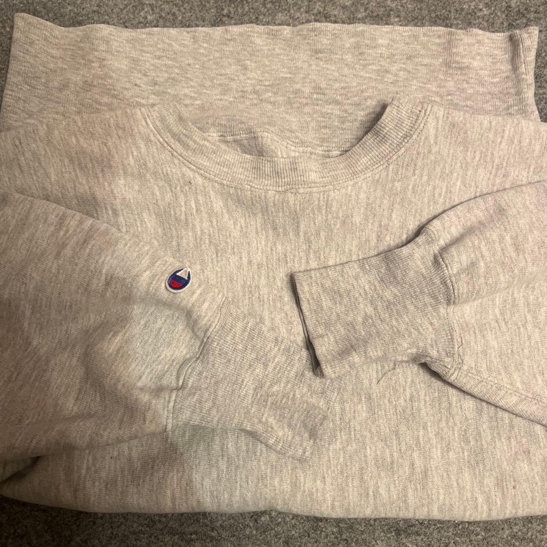 champion reverse weave 3段　90's 刺繍タグ