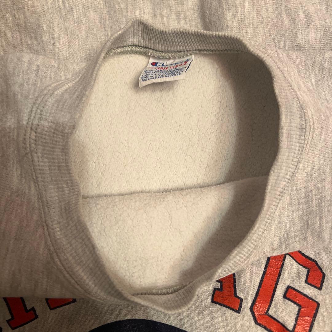 champion reverse weave 3段　90's 刺繍タグ