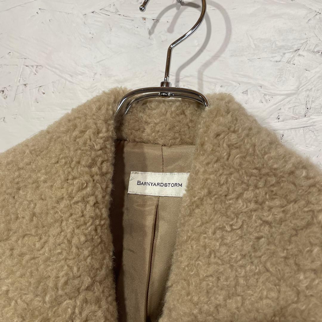 【BARNYARDSTORM】ボアロングベスト　プードルファー　1