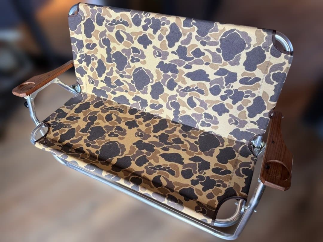 peregrine カモフラージュ柄 折りたたみベンチ