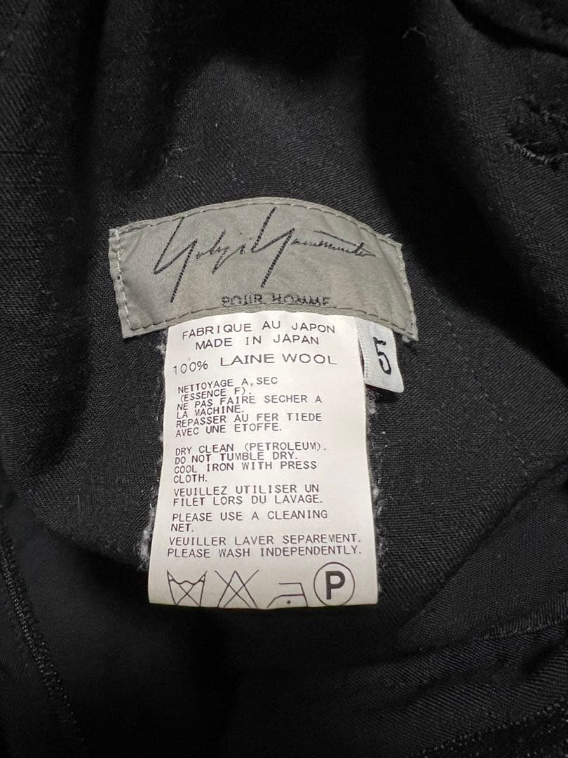 Yohji Yamamoto pour homme 16aw ラップパンツ