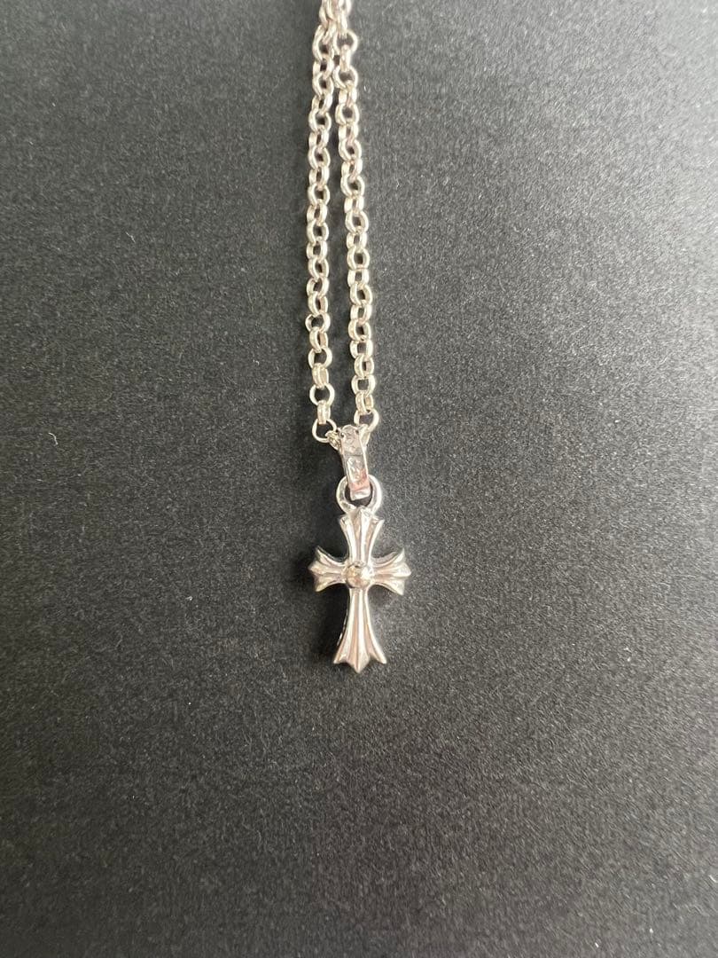 小*鹿様 クロムハーツ ネックレス ピンクサファイア 18K wg ベビーファッ