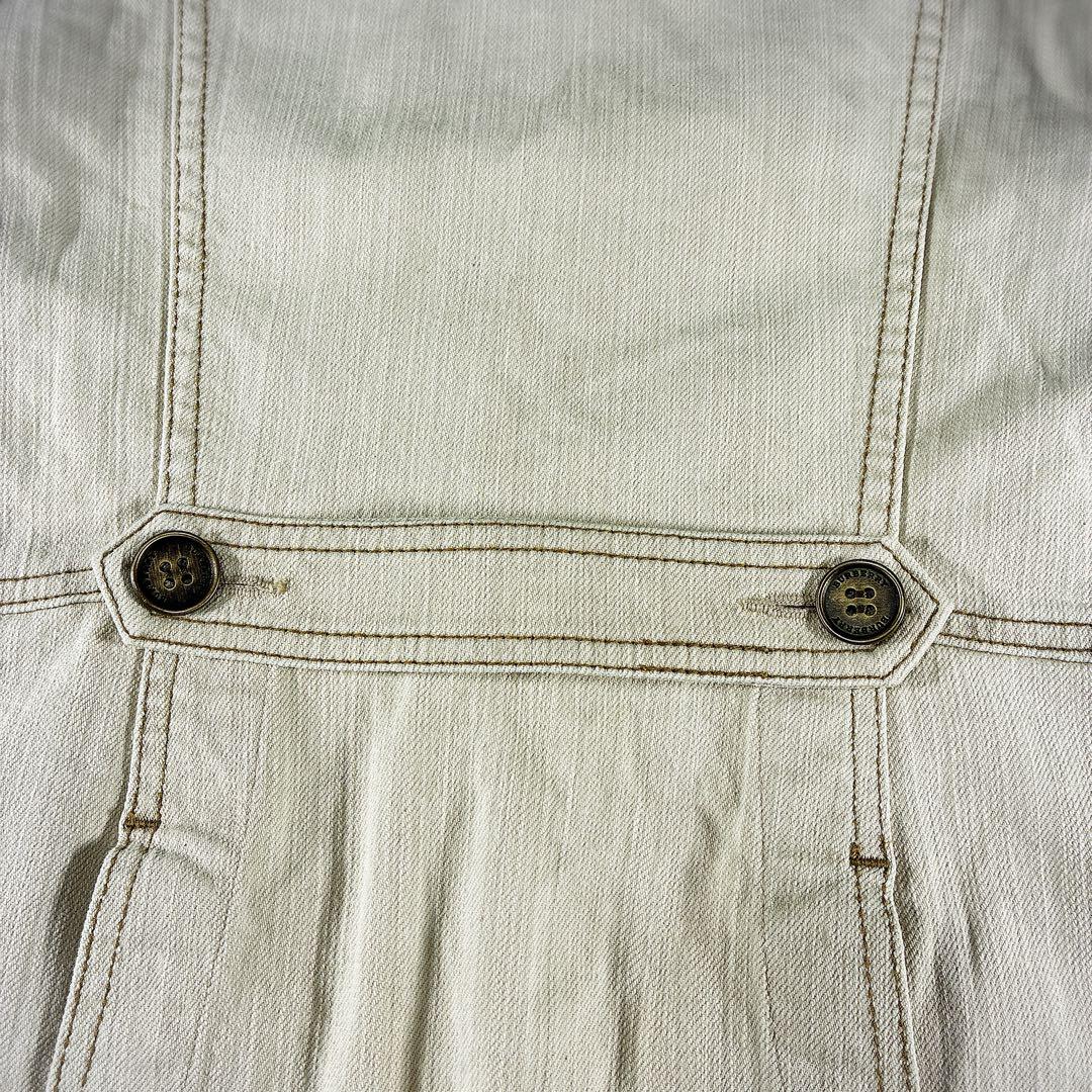 未使用級 バーバリーロンドン デニムジャケット ノバチェック ホワイト