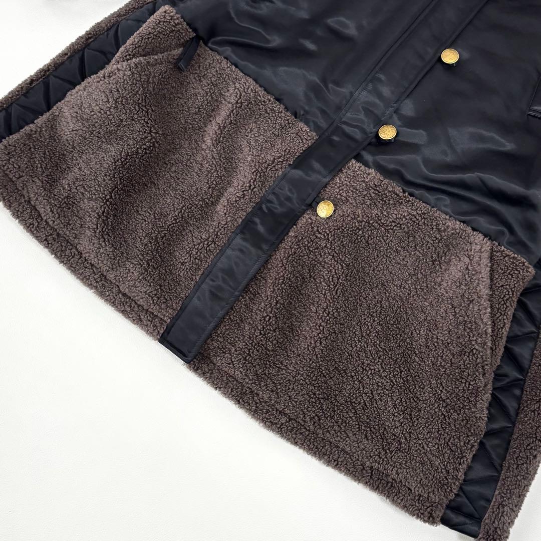 ETRE TOKYO エトレトウキョウ ミリタリーボアコート M 矢野未希子