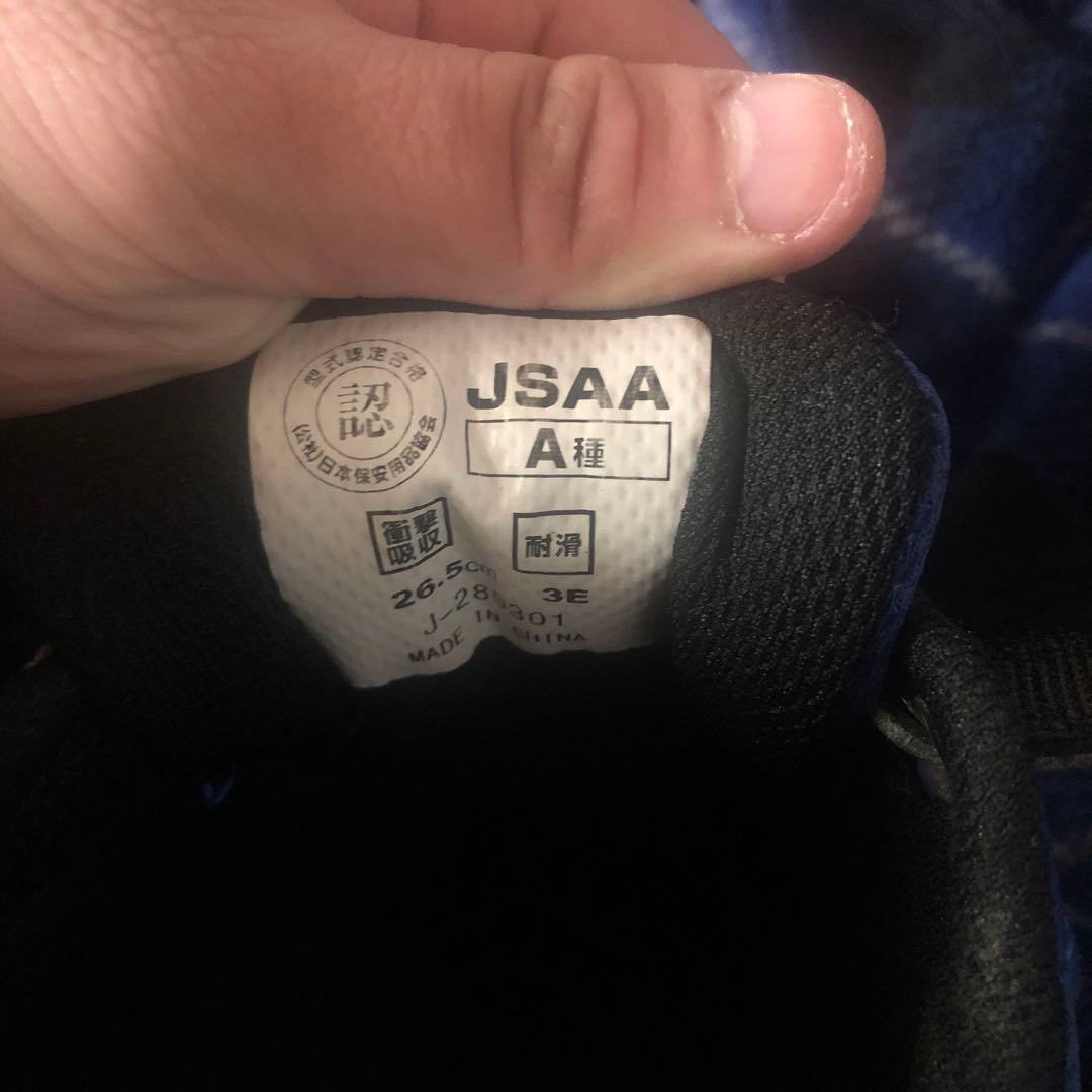 asics 安全靴ホワイト、レッドその他ブルー3足セット