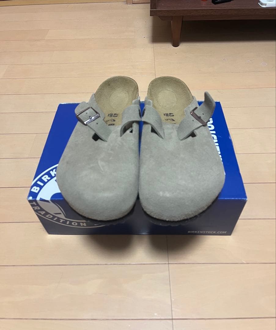 靴 BIRKENSTOCK Boston Taupe