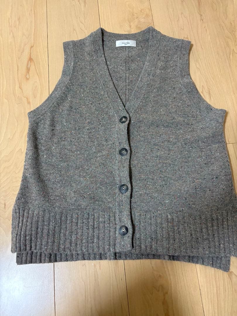 完売品　doux bleu　EXファインメリノウール ニットベスト