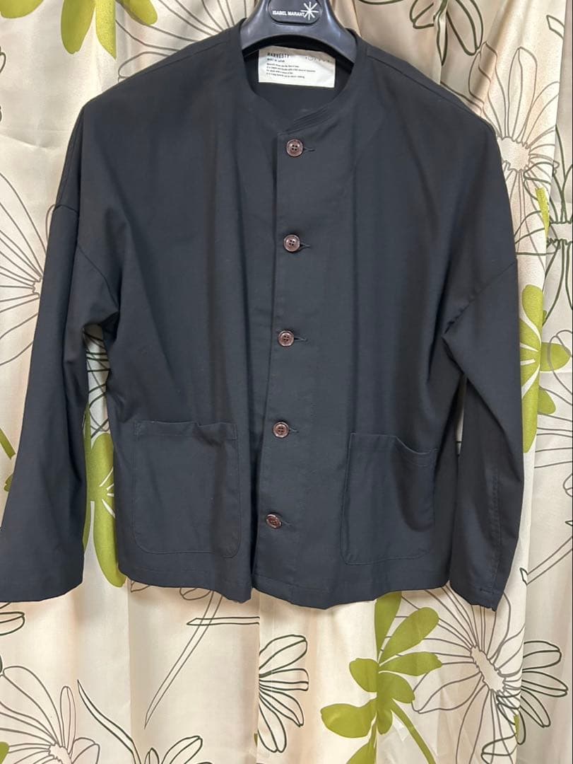 HARVESTY ノーカラージャケット