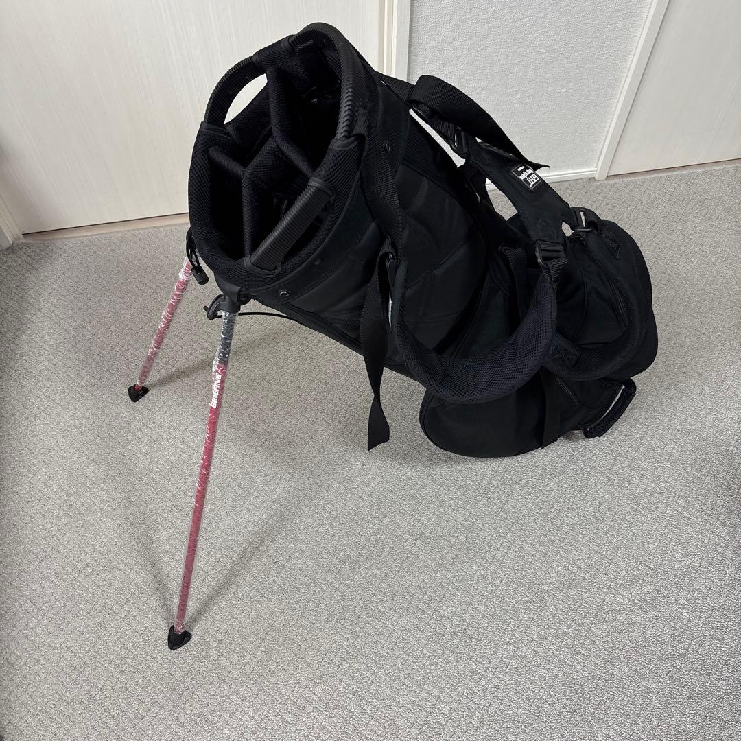 BRIEFING スタンド付きキャディバッグ 黒