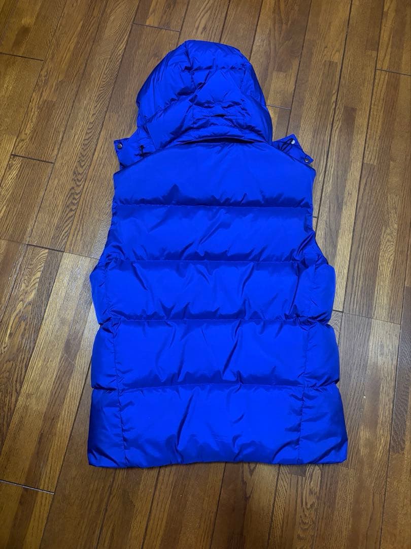 ポロ ラルフローレン ダウンベスト ブルー ビックポニー