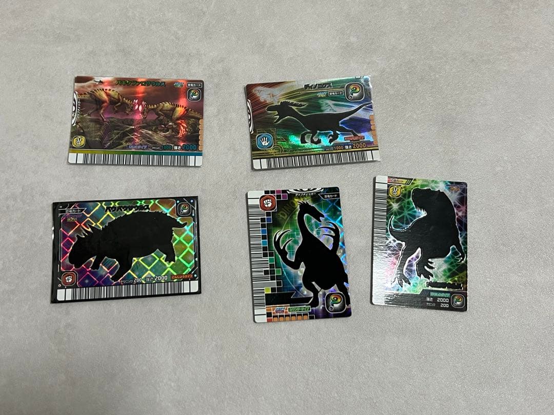 恐竜キング　シークレット恐竜5種