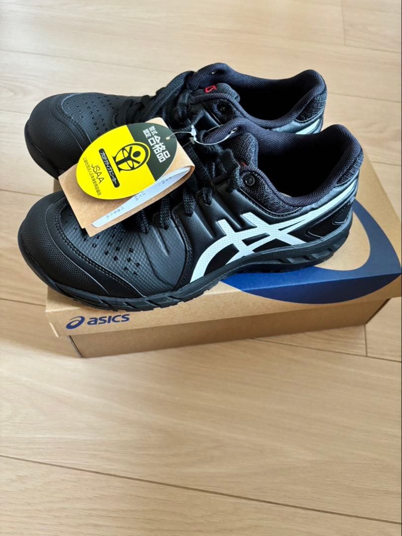 ASICS WINJOB CP113 安全靴 ブラック　23.5