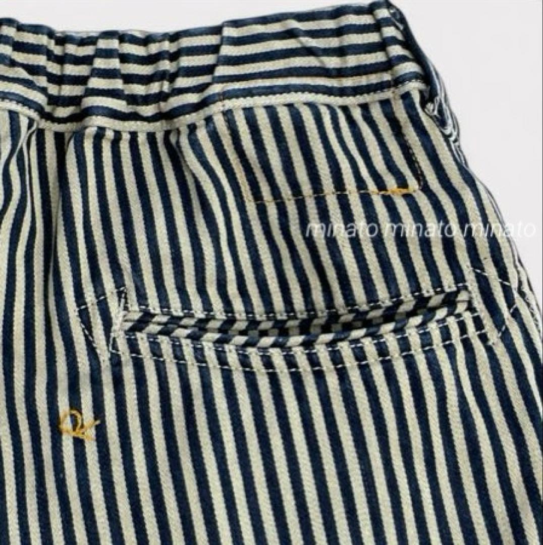 未使用 45R おこめサテンの908オンザビーチショートパンツ ヒッコリー濃 2