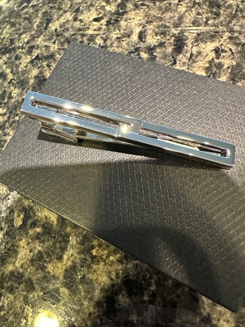 dunhill シルバー ネクタイピン ボックス付き