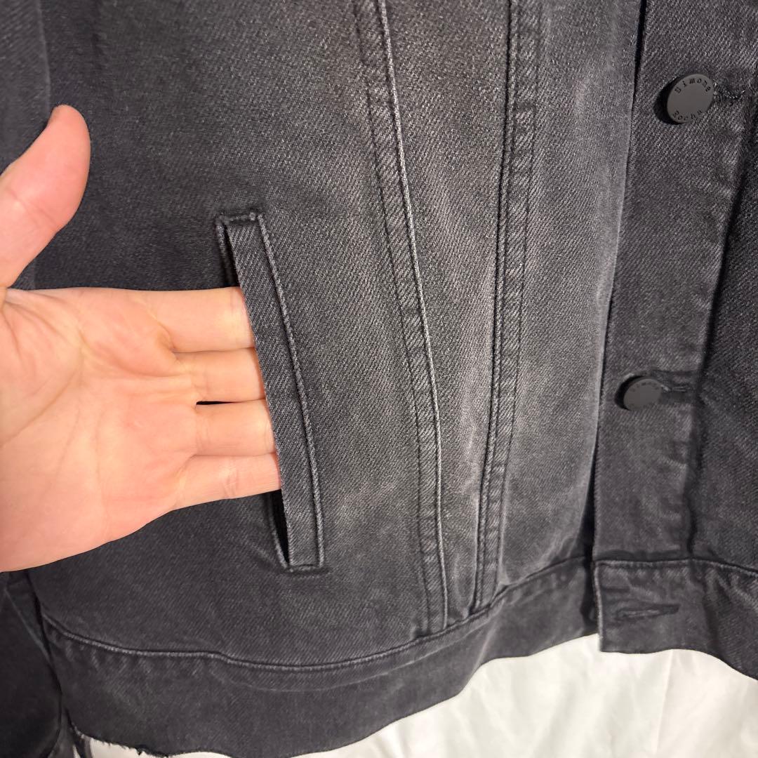 Simone Rocha ブラックデニムジャケット