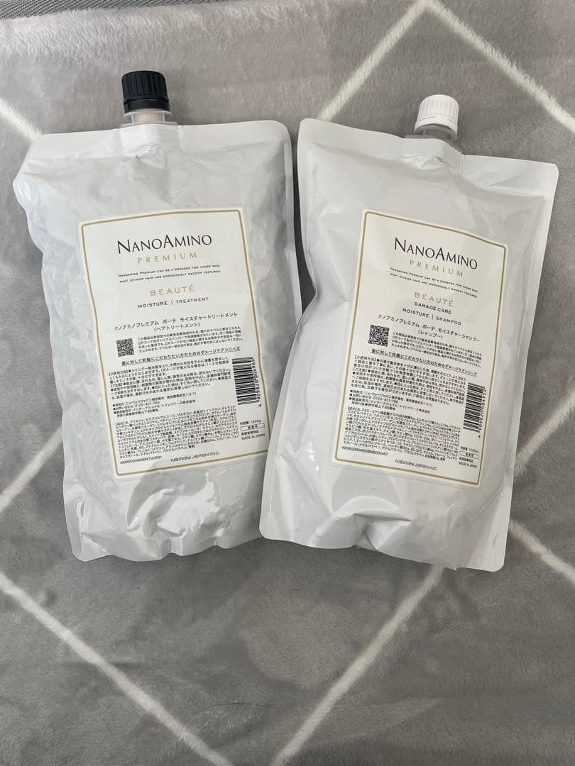 NANOAMINO プレミアムボーテシャンプー&トリートメント　1ℓ
