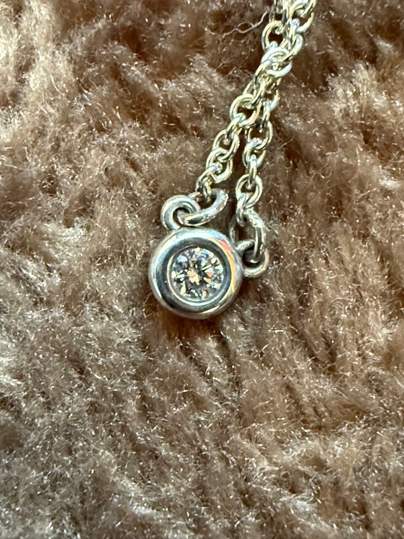 ティファニー バイザヤード ネックレス シルバー925 ダイヤモンド