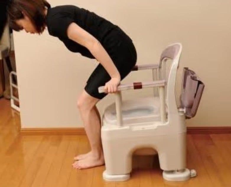 【未使用】 座楽 ラフィーネ ソフト便座 PN-L30202 前後傾斜脚付き