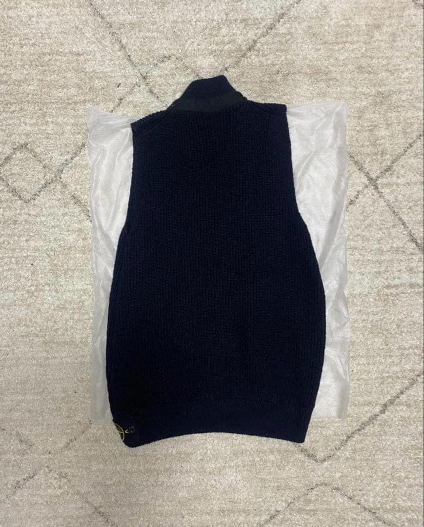 ストーンアイランド ベスト navy vest ニットベスト