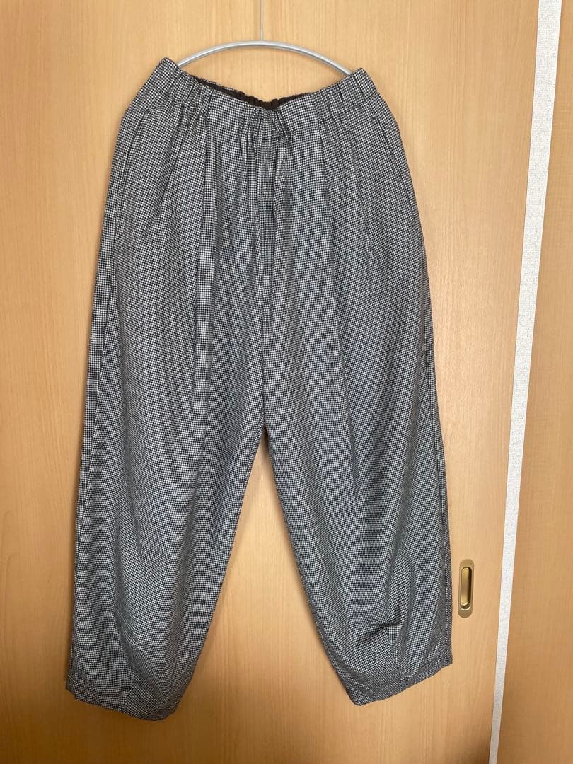 かぐれ ウールルーズテーパードパンツ