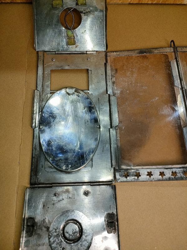 【値下げ中】【初期型】ヴィンテージ品 スイス軍フォールディングキャンドルランタン