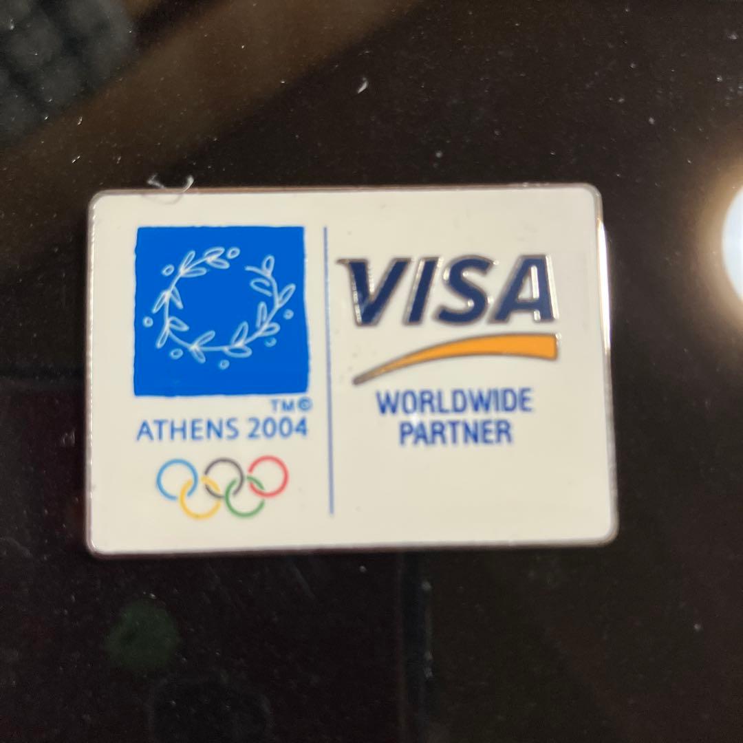 希少！Visa アテネオリンピック2004 ノベルティピンバッジ6個セット