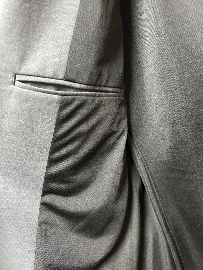 1PIU1UGUALE3 グレー ジャケット本切羽VII ジャージー素材