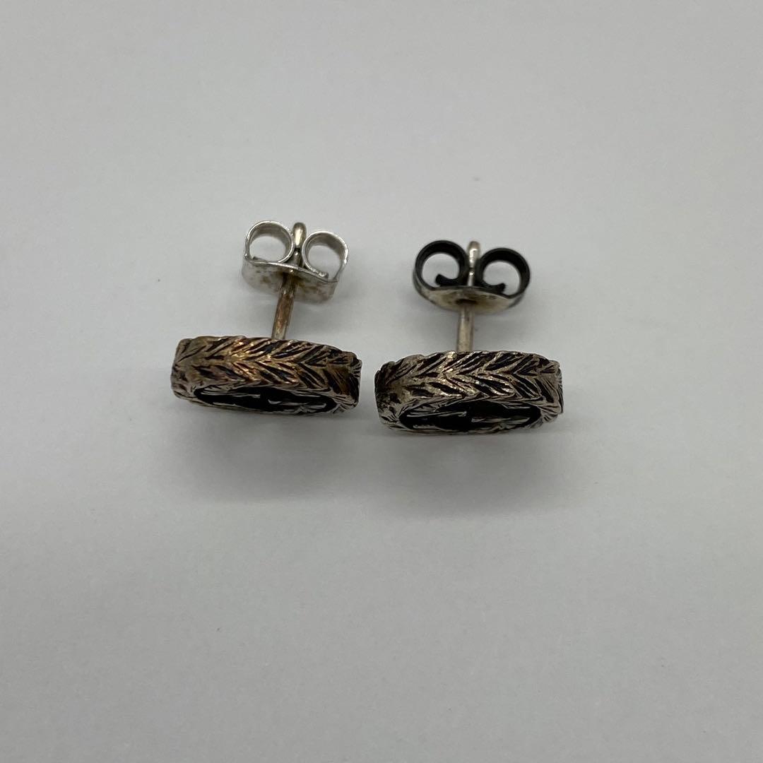 グッチ GUCCI ピアス インターロッキング SV925