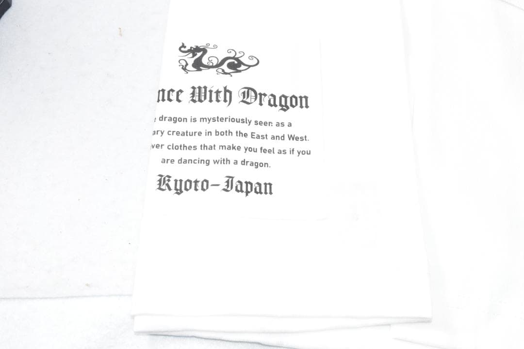 新品☆ダンスウィズドラゴン ちびドラ レインボー Tシャツ☆ホワイト☆XLサイズ